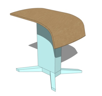 现代健身器材su模型