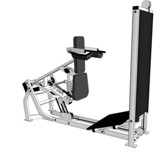 现代健身器材su模型