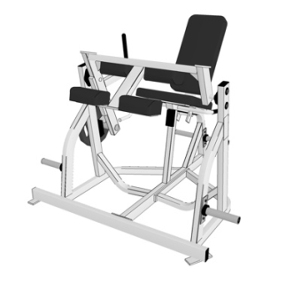 现代健身器材su模型