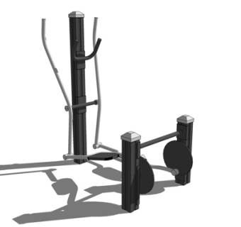 现代健身器材su模型