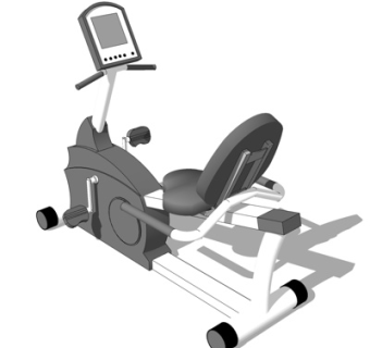 现代动感单车su模型