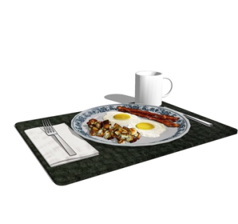 现代餐盘餐具su模型