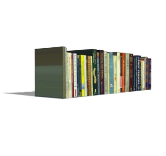 欧式书籍su模型