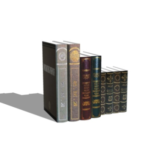 欧式书籍su模型