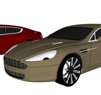 现代汽车su模型