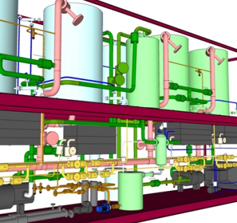 现代工业设备su模型
