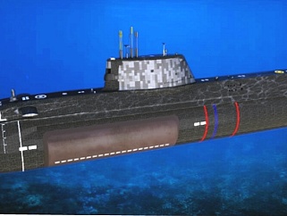 现代<em>潜水艇</em>su模型