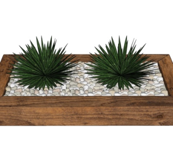 现代绿植盆栽su模型