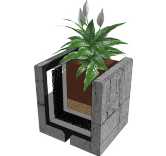 现代绿植盆栽su模型