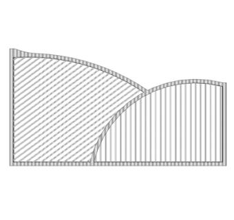 现代铁艺护栏su模型