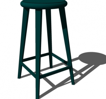 现代吧椅su模型