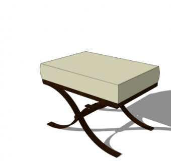 现代凳子su模型