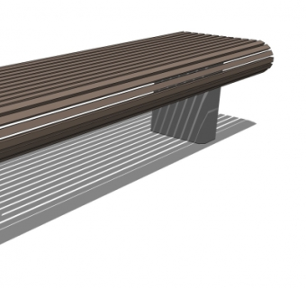 现代公用椅su模型