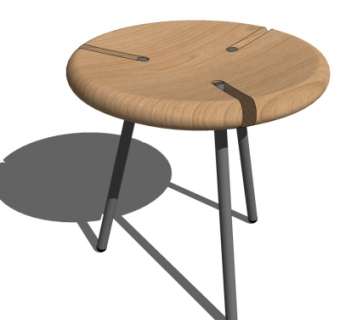 现代凳子su模型