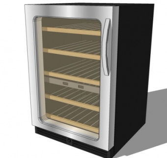 现代消毒柜su模型