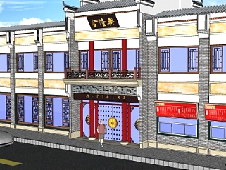 <em>中式饭店</em>su模型