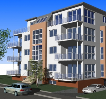 现代公寓su模型