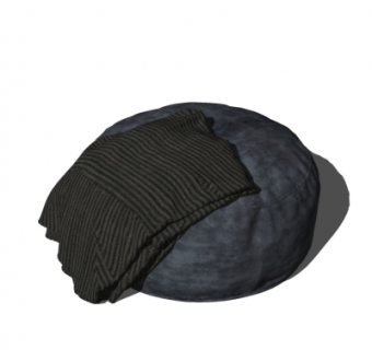 现代沙发凳su模型