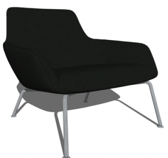 现代休闲椅su模型