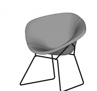 现代单椅su模型