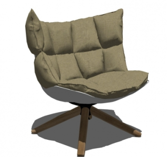 现代休闲椅su模型