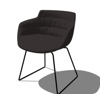 现代单椅su模型