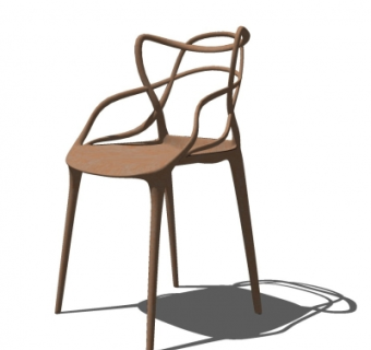 现代单椅su模型