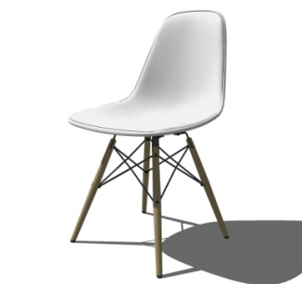 现代单椅su模型