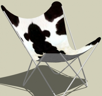 现代休闲椅su模型