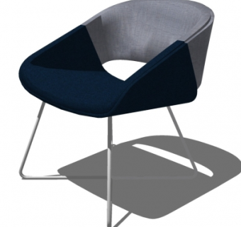 现代单椅su模型