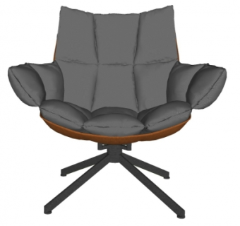 现代休闲椅su模型