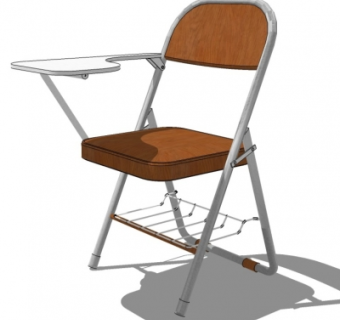 现代写字椅su模型