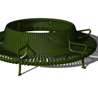 现代公用椅su模型