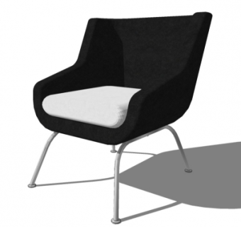 现代单椅su模型