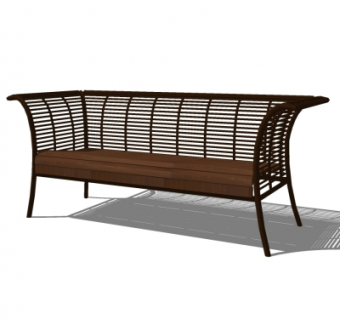 现代公用椅su模型