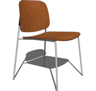 现代单椅su模型