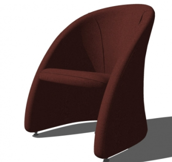 现代休闲椅su模型