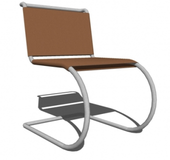 现代单椅su模型