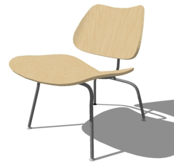 现代单椅su模型