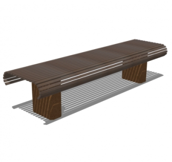 现代公用椅su模型