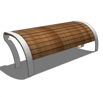 现代公用椅su模型