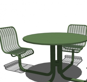 现代公用椅su模型