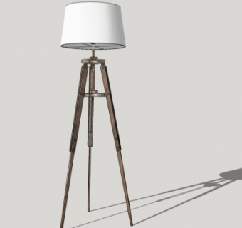 北欧落地灯su模型