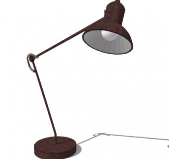 现代台灯su模型