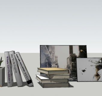 现代书籍组合su模型