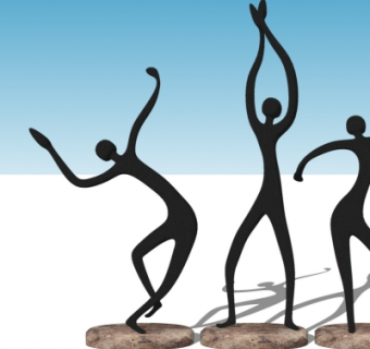 现代人物摆件su模型