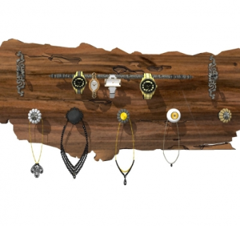 现代手表挂件组合su模型