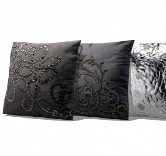 现代抱枕su模型