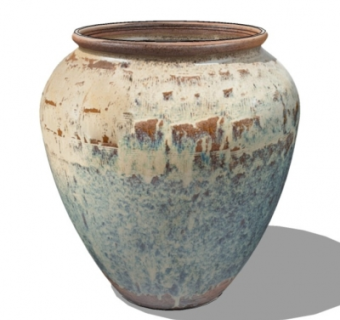 中式陶罐su模型