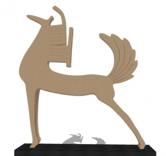 现代工艺品摆件su模型